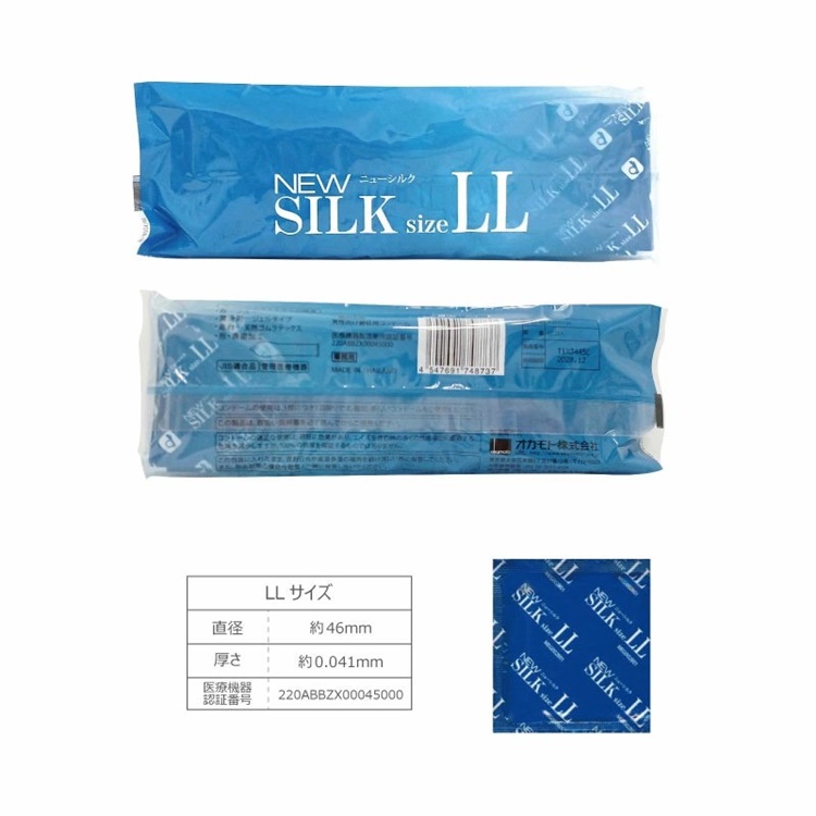 岡本 New Silk LL 碼 安全套 12片裝 - 晴趣屋