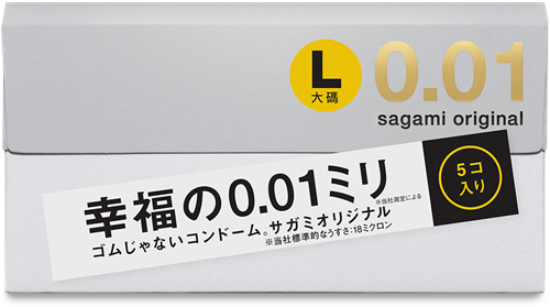 Sagami Original 0.01 Condom Large 10pcs - Adult Loving