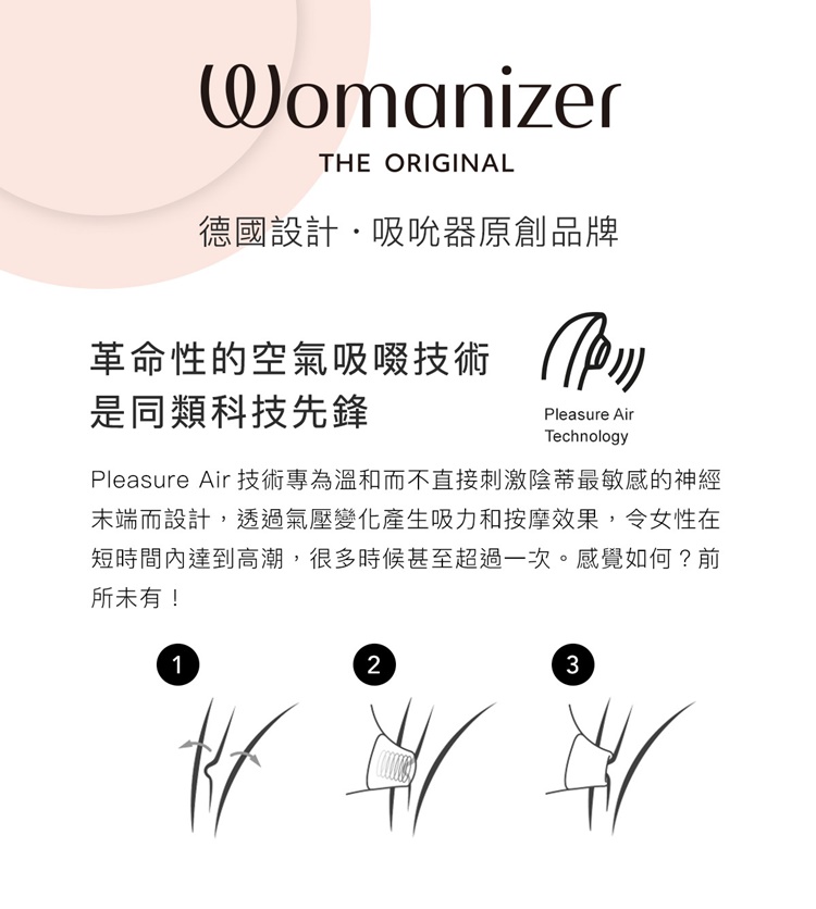 Womanizer Premium 2 陰蒂吸吮器 粉紅色 - 晴趣屋