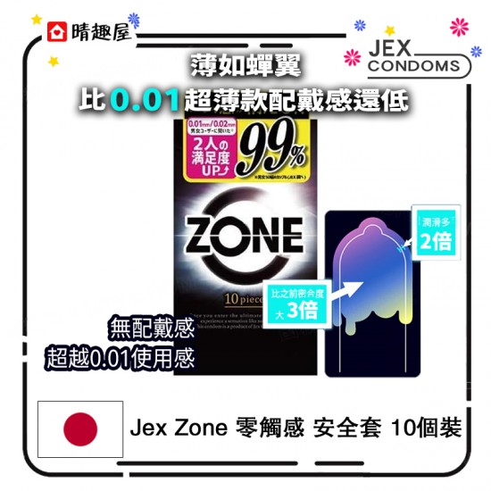 Jex Zone Condom 10pcs