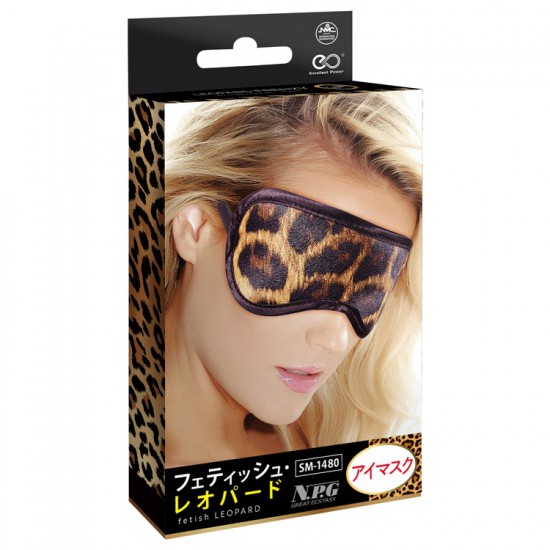 NPG Leopard Print Blindfold