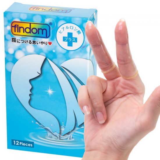 Findom Hyaluronic Acid Finger Condom 12pcs