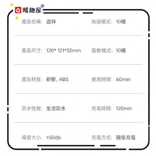 Nomi Tang 遊伴 二合一穿戴式吸啜震動器