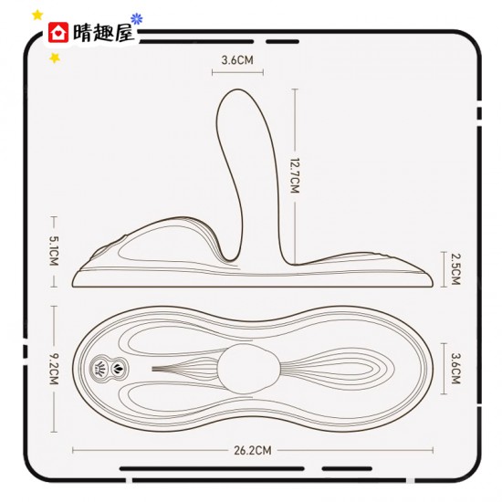 Zalo Flora 智能震動按摩墊 絲絨紫