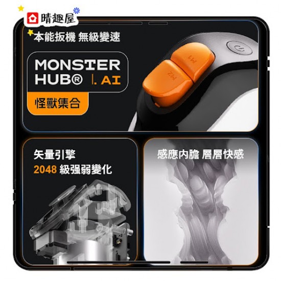 Monster Hub Tornado AI Smart Masturbation Cup